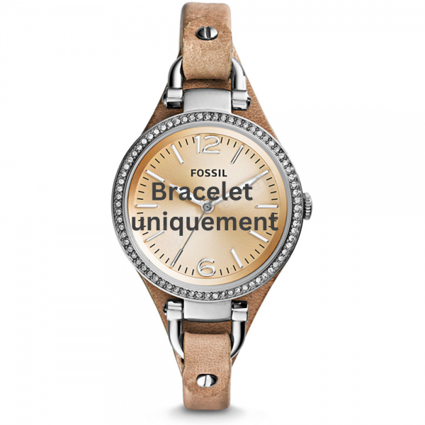 Bracelet leather beige Fossil - GEORGIA / ES3618-Bracelets de montres-AtelierNet