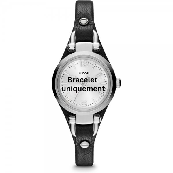 Bracelet cuir noir Fossil - GEORGIA MINI / ES3263-Bracelet de montre-AtelierNet