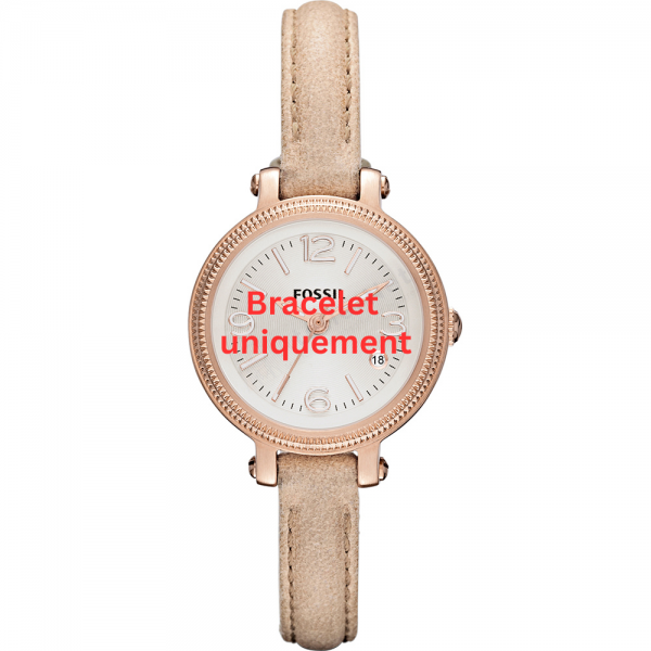 Bracelet cuir beige Fossil - HEATHER MINI / ES3139-Bracelet de montre-AtelierNet