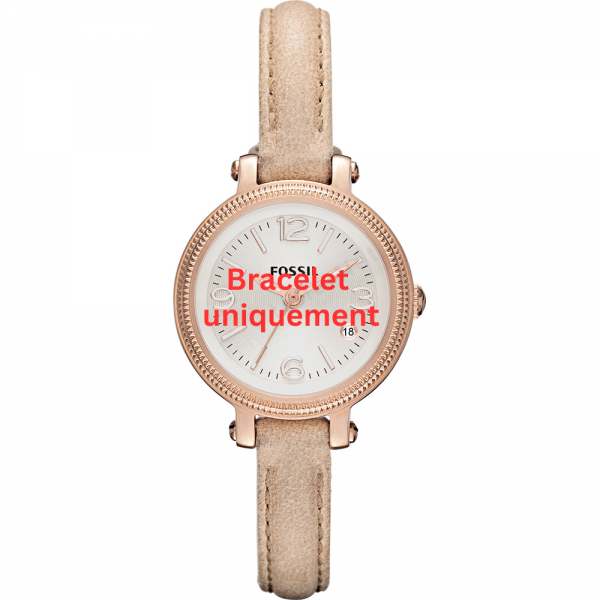 Bracelet leather beige Fossil - HEATHER MINI / ES3139-Bracelets de montres-AtelierNet