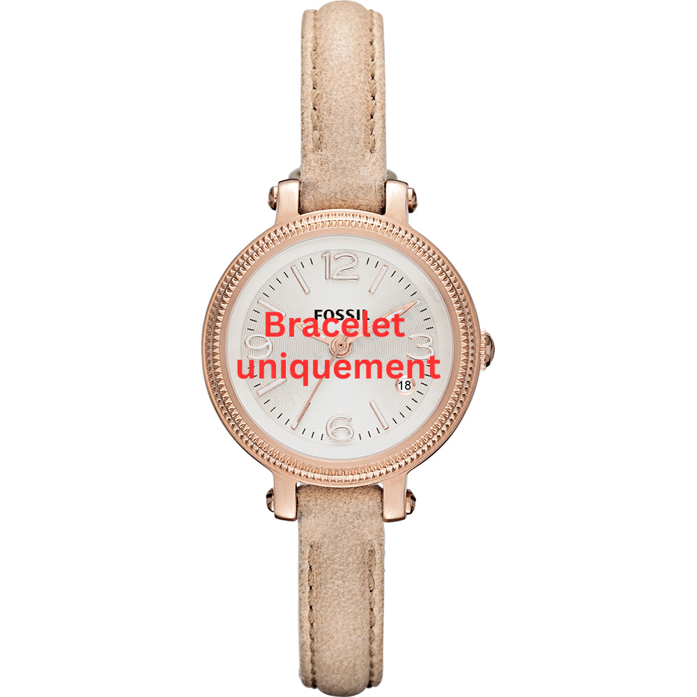 Bracelet cuir beige Fossil - HEATHER MINI / ES3139-Bracelet de montre-AtelierNet