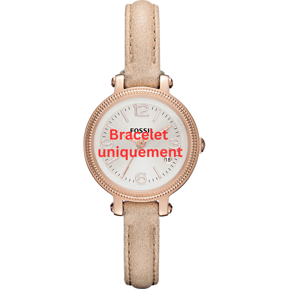 Bracelet leather beige Fossil - HEATHER MINI / ES3139-Bracelets de montres-AtelierNet