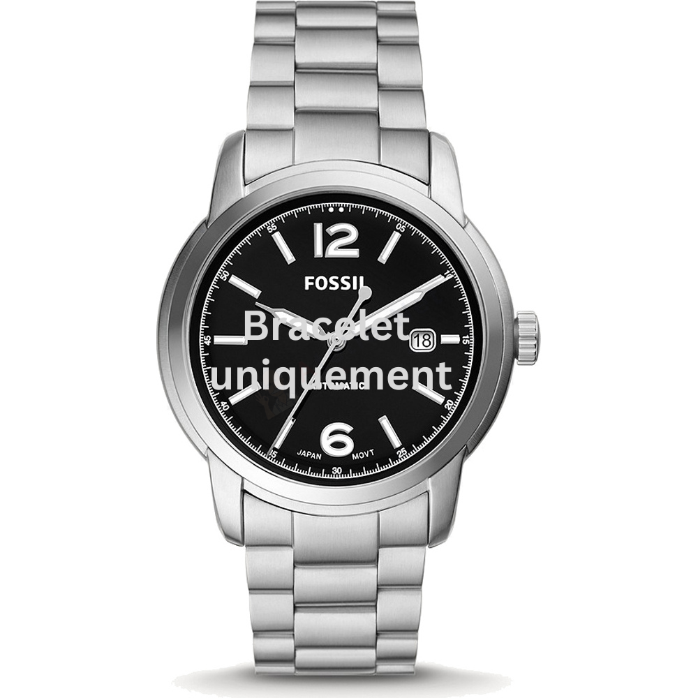Bracelet métal argent Fossil - HERITAGE / ME3223 - ME3224 - ME3231-Bracelet de montre-AtelierNet
