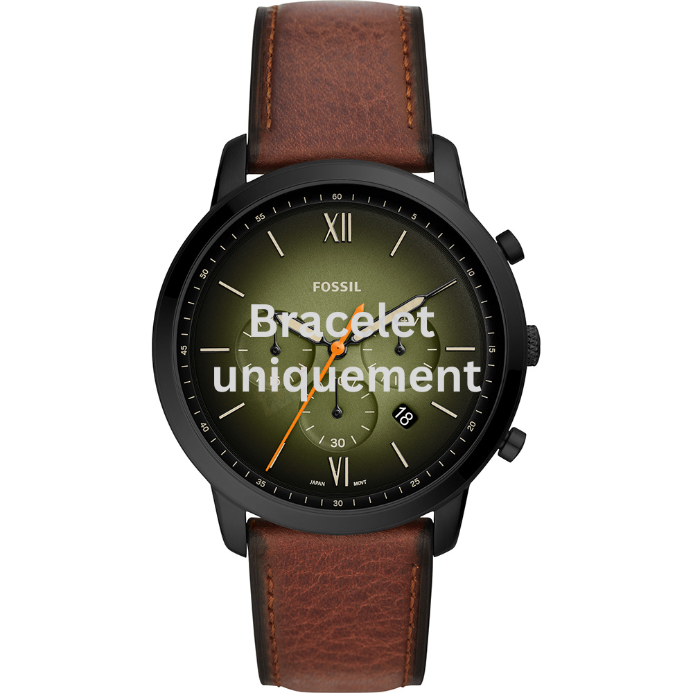 Bracelet leather brown Fossil - NEUTRA CHRONO / FS5868-Bracelets de montres-AtelierNet