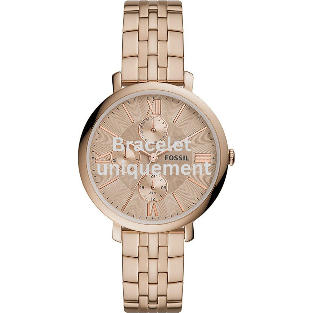 Bracelet métal or rose Fossil - JACQUELINE MULTI / ES5119-Bracelet de montre-AtelierNet