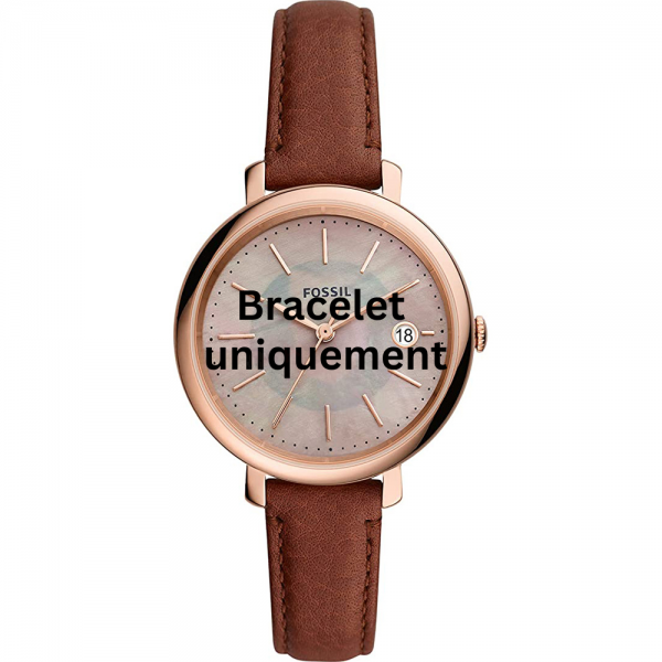 Bracelet leather brown Fossil - JACQUELINE / ES5121-Bracelets de montres-AtelierNet