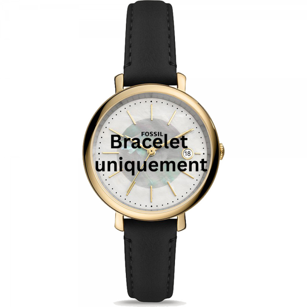 Bracelet leather black Fossil - JACQUELINE / ES5093-Bracelets de montres-AtelierNet