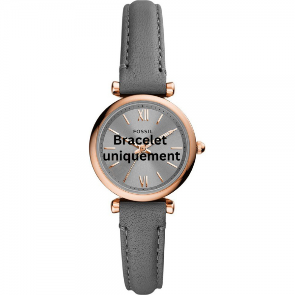 Bracelet cuir gris Fossil - CARLIE MINI / ES5068-Bracelet de montre-AtelierNet