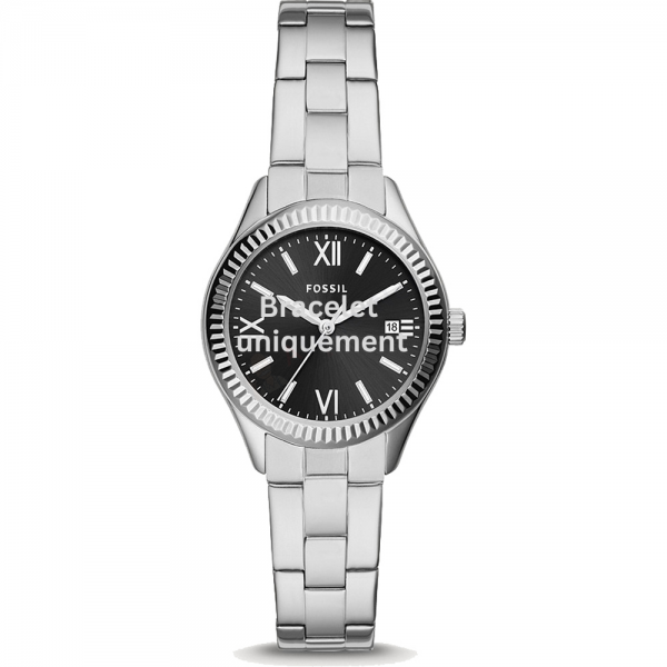 Bracelet métal argent Fossil - RYE / BQ3637-Bracelet de montre-AtelierNet
