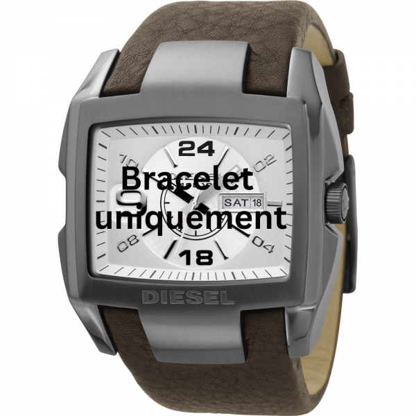 Bracelet cuir brun Diesel - BUGOUT / DZ1216-Bracelet de montre-AtelierNet