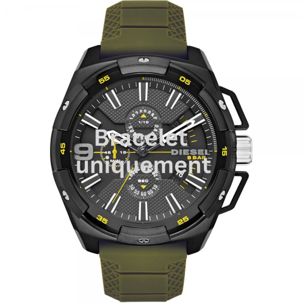 Bracelet caoutchouc vert Diesel - HEAVYWEIGHT / DZ4396-Bracelet Montre Diesel-AtelierNet