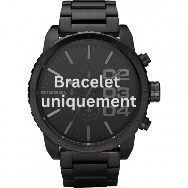 Bracelet métal noir Diesel - FRANCHISE -51 / DZ4207-Bracelet de montre-AtelierNet