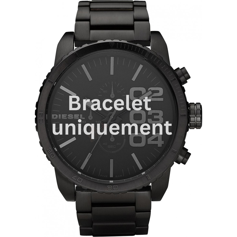 Bracelet metal black Diesel - FRANCHISE -51 / DZ4207-Bracelets de montres-AtelierNet