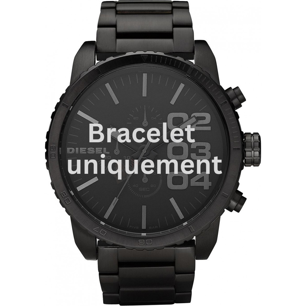 Bracelet métal noir Diesel - FRANCHISE -51 / DZ4207-Bracelet de montre-AtelierNet