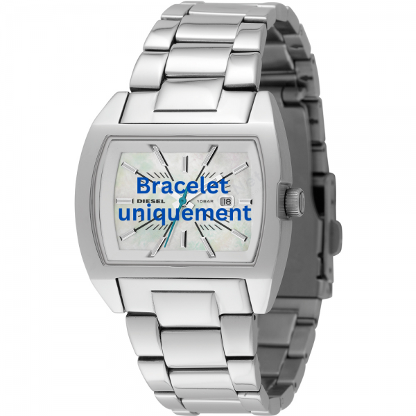 Bracelet métal argent Diesel - BARREL MEDIUM / DZ5113 - DZ5105 - DZ5114-Bracelet de montre-AtelierNet