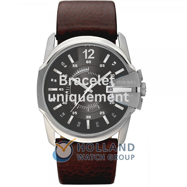 Bracelet cuir brun Diesel - MASTER CHIEF / DZ1206 - DZ1399-Bracelet Montre Diesel-AtelierNet