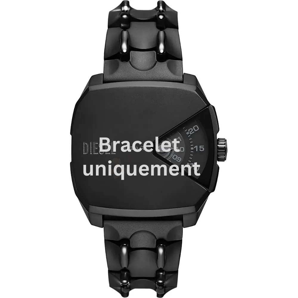 Bracelet metal black Diesel - D.V.A / DZ2171-Bracelets de montres-AtelierNet
