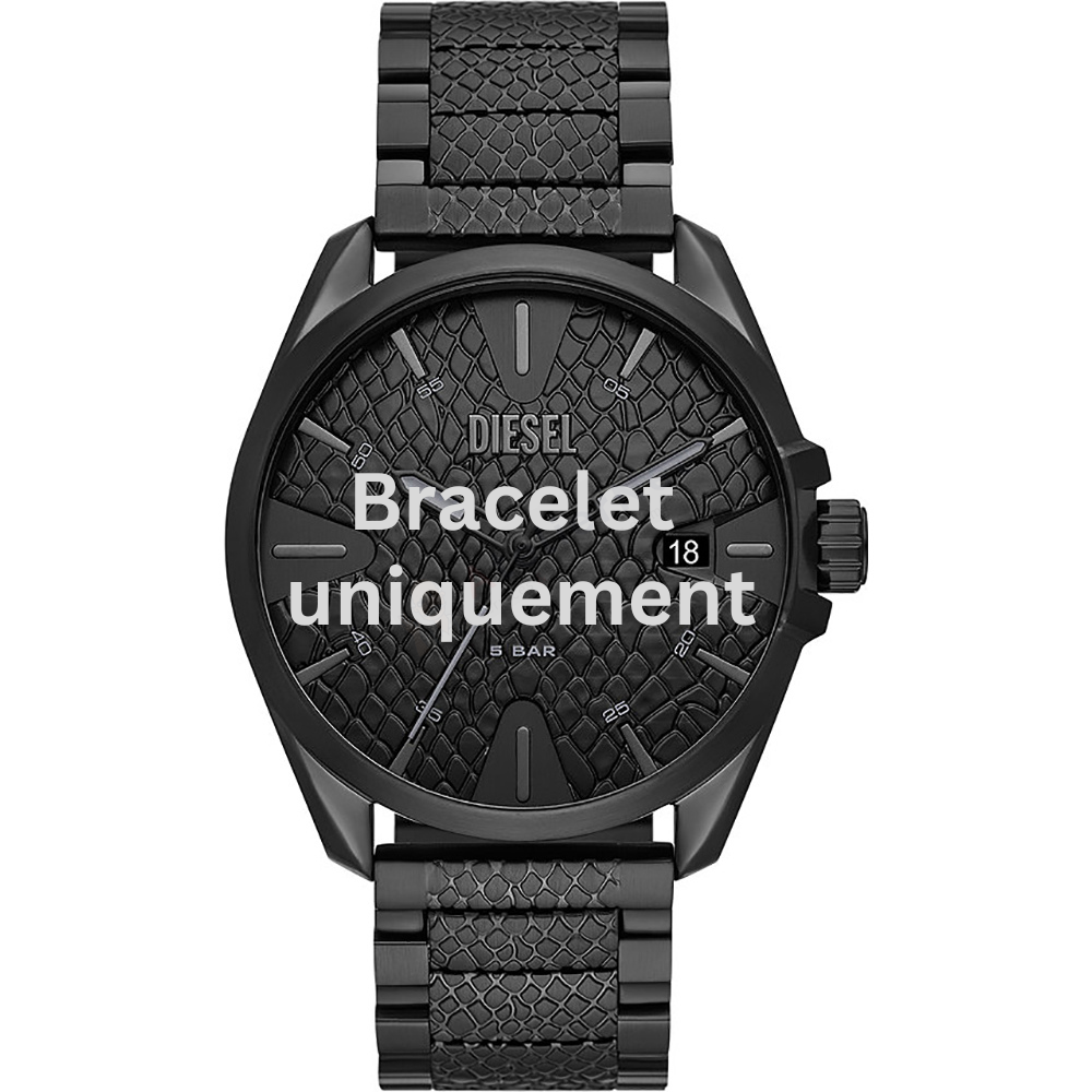 Bracelet métal noir Diesel - MS9 / DZ2161-Bracelet de montre-AtelierNet