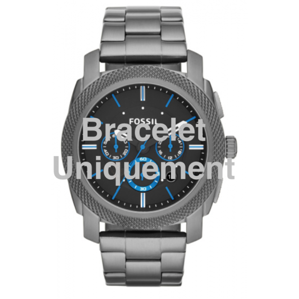 Bracelet metal grey Fossil - MODERN MACHINE / AFS4931 - FS4931 - FS5017 - FS5002-Bracelets de montres-AtelierNet