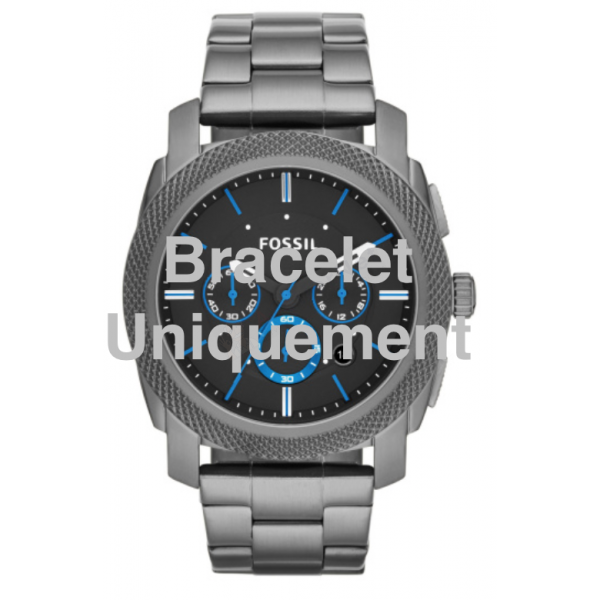 Bracelet métal gris Fossil - MODERN MACHINE / AFS4931 - FS4931 - FS5017 - FS5002-Bracelet de montre-AtelierNet
