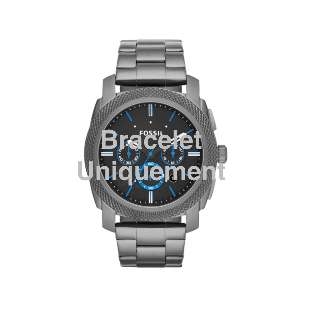 Bracelet métal gris Fossil - MODERN MACHINE / AFS4931 - FS4931 - FS5017 - FS5002-Bracelet de montre-AtelierNet