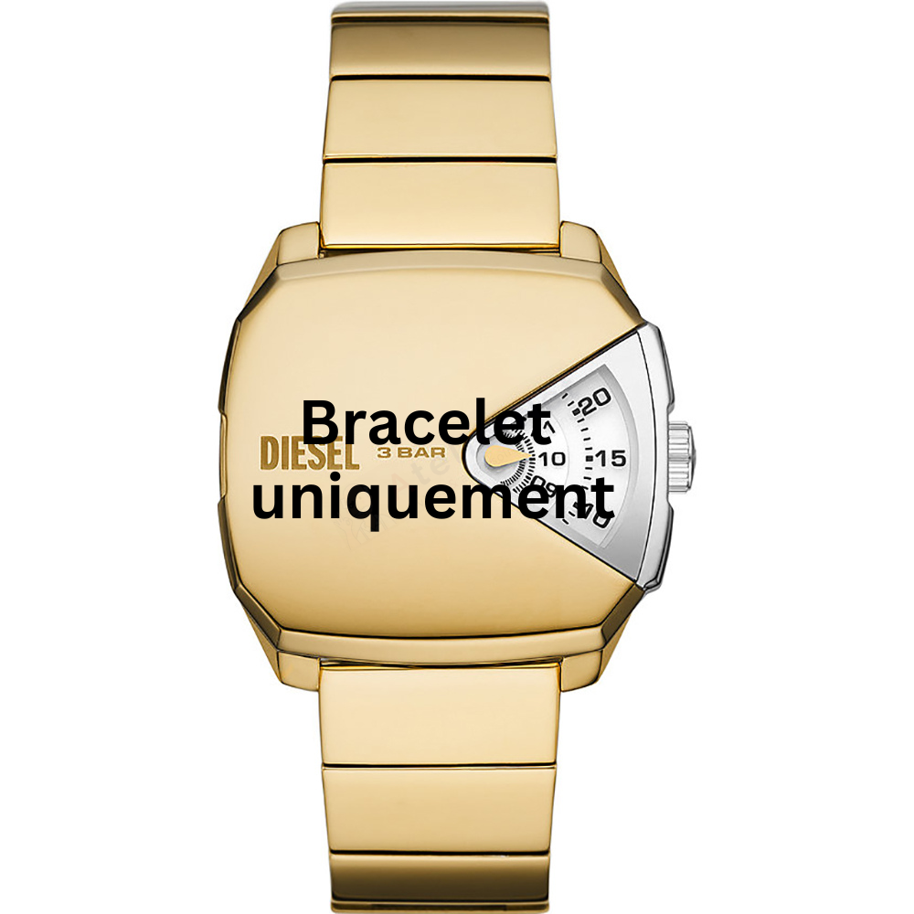Bracelet metal gold Diesel - D.V.A / DZ2154-Bracelets de montres-AtelierNet