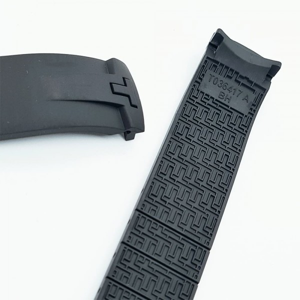 Bracelet silicone Tissot - PRS330 / T610028503-Bracelet Montre Silicone / Caoutchouc-AtelierNet