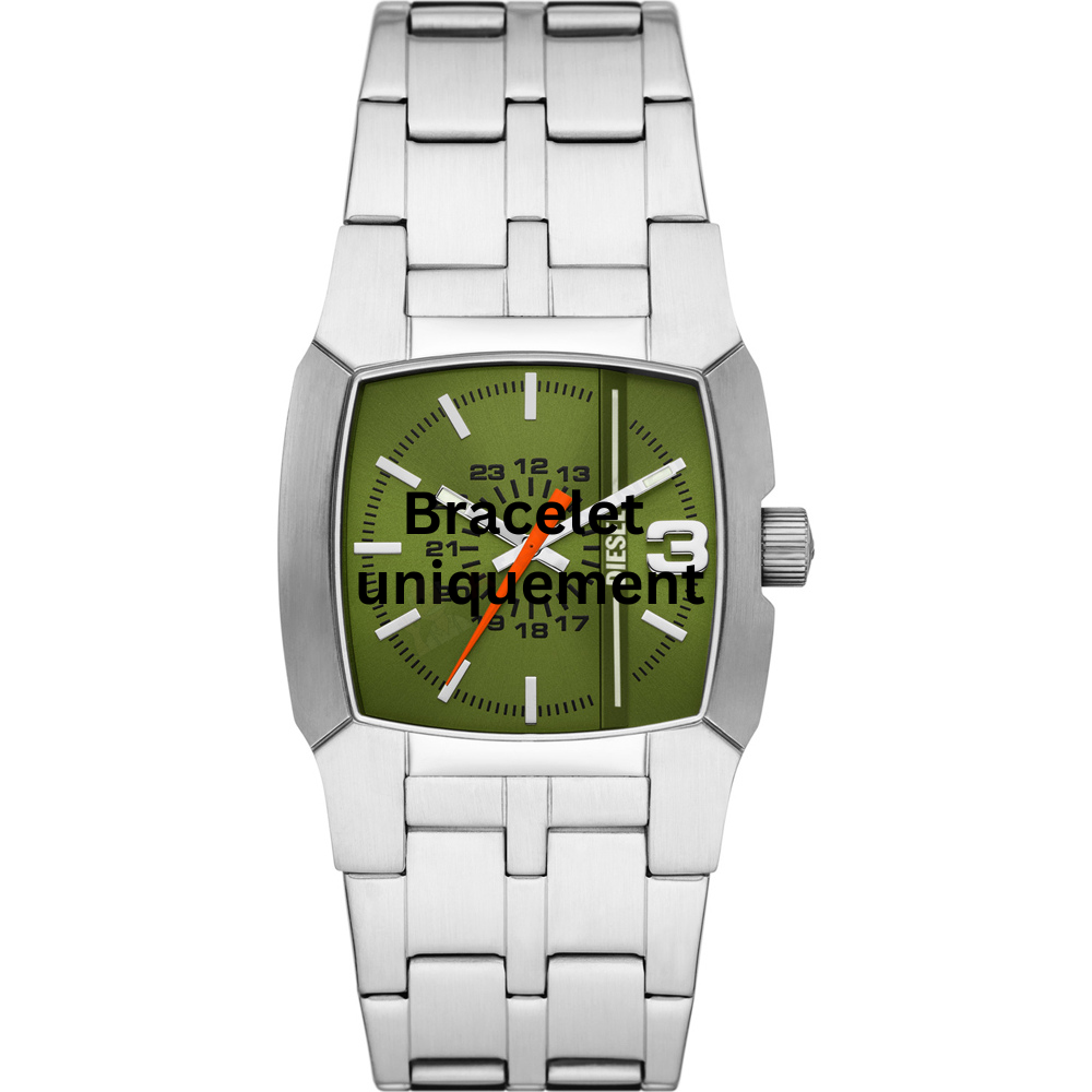 Bracelet métal argent Diesel - CLIFFHANGER / DZ2150 - DZ2152-Bracelet de montre-AtelierNet