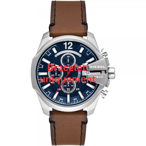 Bracelet leather brown Diesel - BABY CHIEF / DZ4599 - DZ4601SET-Bracelets de montres-AtelierNet
