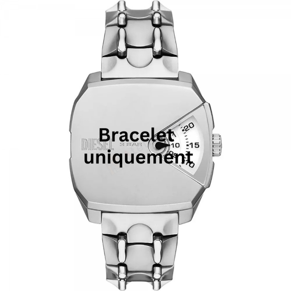 Bracelet métal argent Diesel - D.V.A / DZ2170-Bracelet de montre-AtelierNet