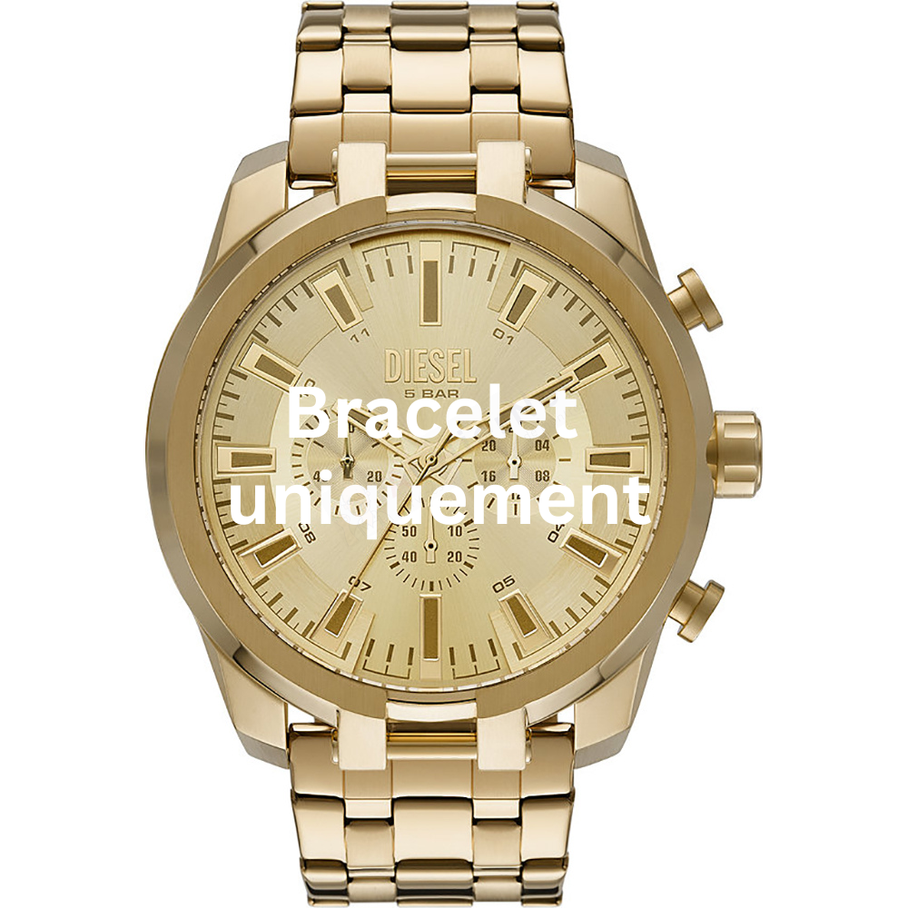 Bracelet métal or Diesel - SPLIT / DZ4590-Bracelet de montre-AtelierNet