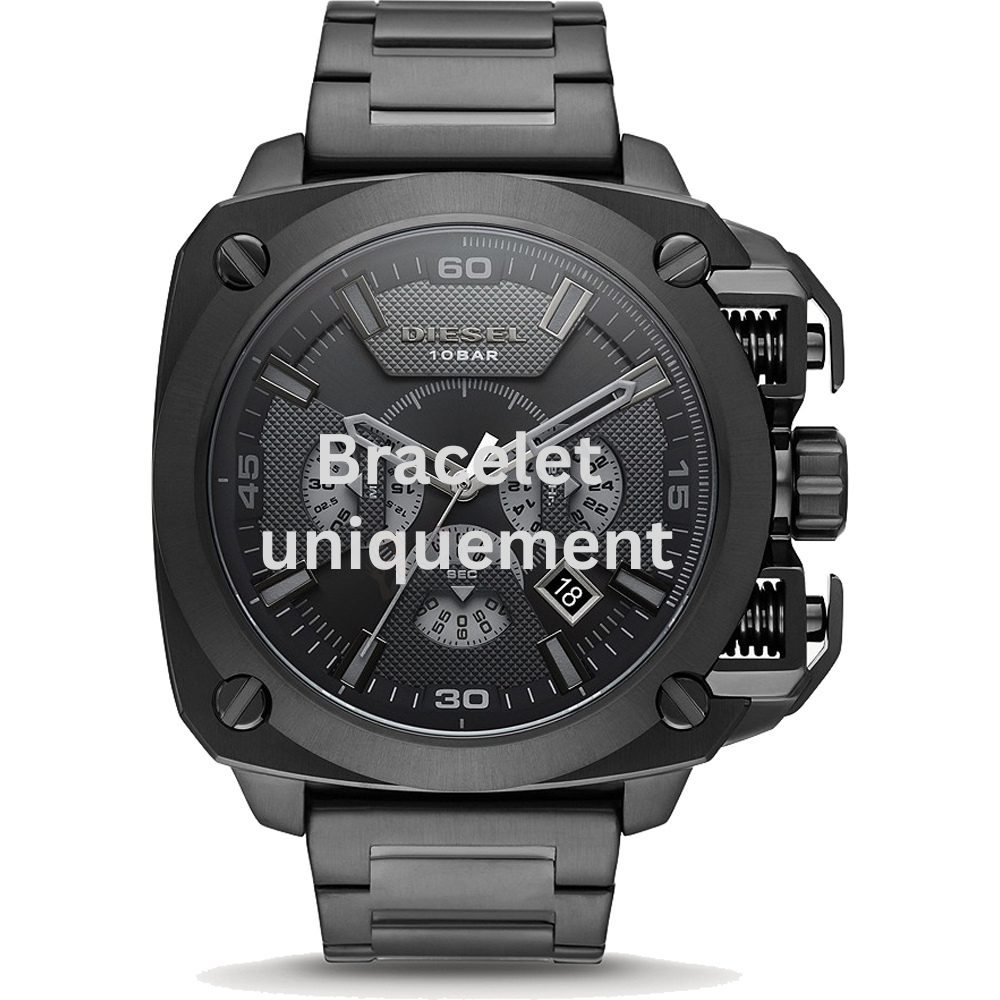 Bracelet metal black Diesel - BAMF / DZ7449-Bracelets de montres-AtelierNet