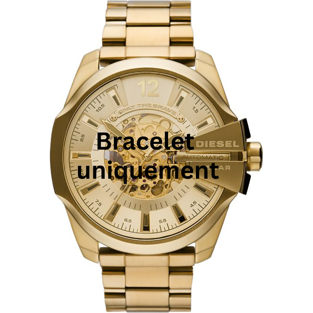 Bracelet metal gold Diesel - MEGA CHIEF / DZ7456-Bracelets de montres-AtelierNet