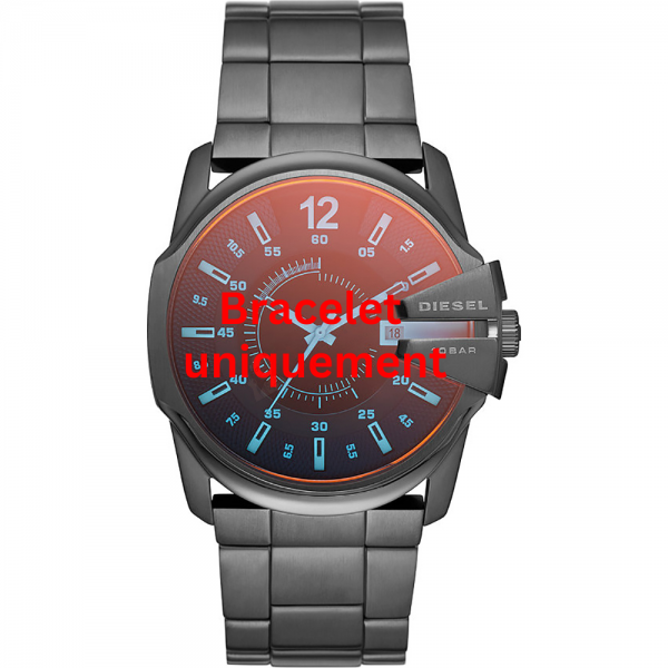 Bracelet métal gris Diesel - MASTER CHIEF / DZ1965-Bracelet de montre-AtelierNet