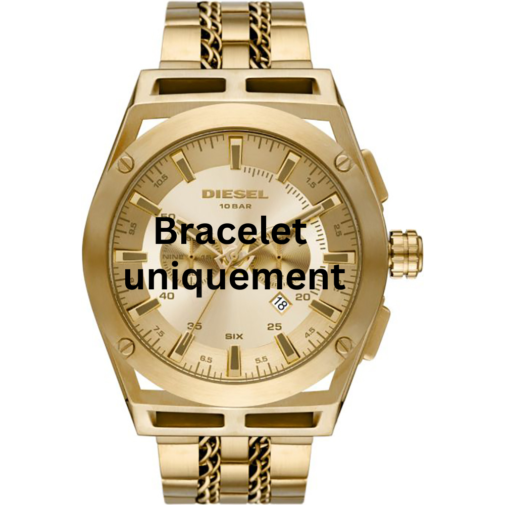 Bracelet métal or Diesel - TIMEFRAME / DZ4580-Bracelet de montre-AtelierNet