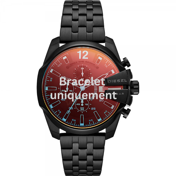 Bracelet metal black Diesel - BABY CHIEF / DZ4566 - DZ4617-Bracelets de montres-AtelierNet