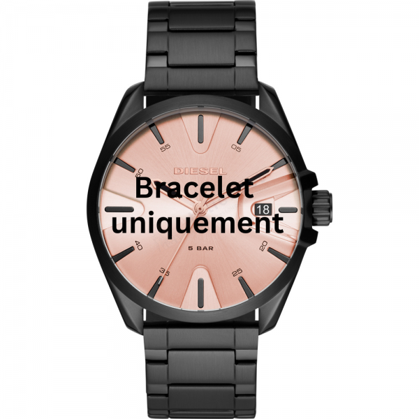 Bracelet metal black Diesel - MS9 / DZ1904-Bracelets de montres-AtelierNet