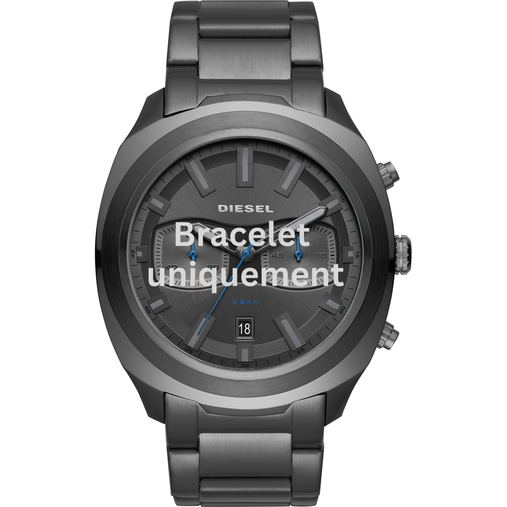 Bracelet métal gris Diesel - TUMBLER / DZ4510-Bracelet de montre-AtelierNet