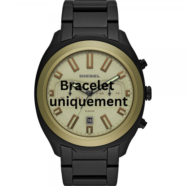 Bracelet métal noir Diesel - TUMBLER / DZ4497-Bracelet de montre-AtelierNet