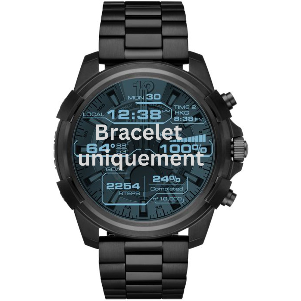 Bracelet métal noir Diesel - FULL GUARD / DZT2007-Bracelet de montre-AtelierNet