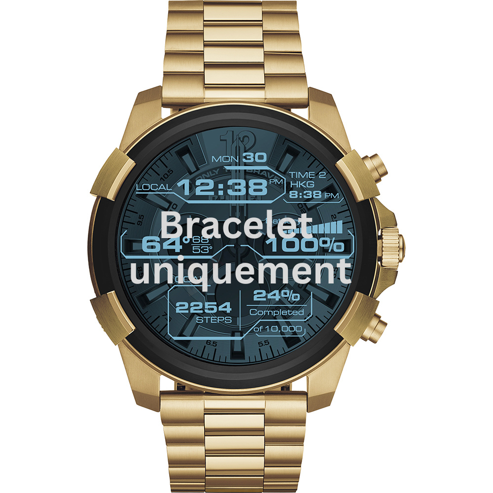 Bracelet métal or Diesel - FULL GUARD / DZT2005-Bracelet de montre-AtelierNet