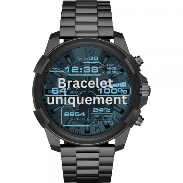 Bracelet métal gris Diesel - FULL GUARD / DZT2004 - DZT2011-Bracelet de montre-AtelierNet