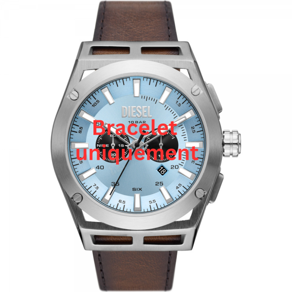 Bracelet cuir marron Diesel - TIMEFRAME / DZ4611-Bracelet de montre-AtelierNet