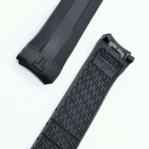 Bracelet silicone Tissot - TOUCH SOLAR / T610034733-Bracelet Montre Silicone-AtelierNet