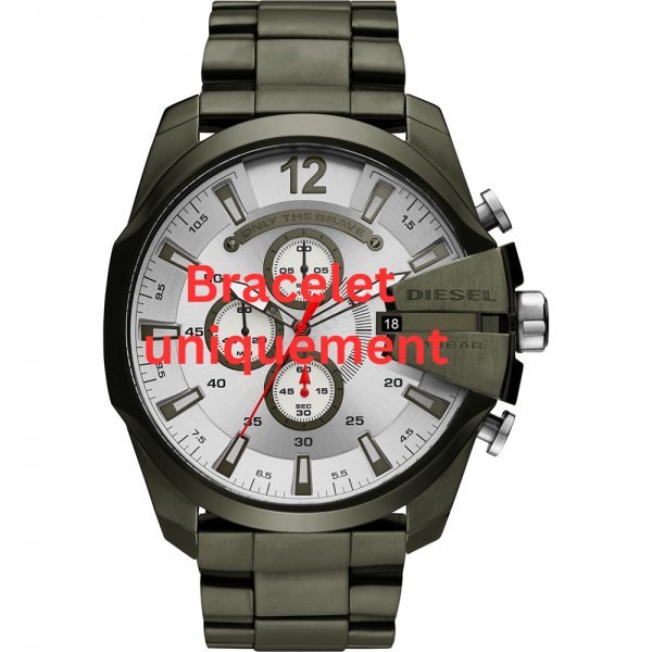 Bracelet métal vert Diesel - MEGA CHIEF / DZ4478-Bracelet de montre-AtelierNet