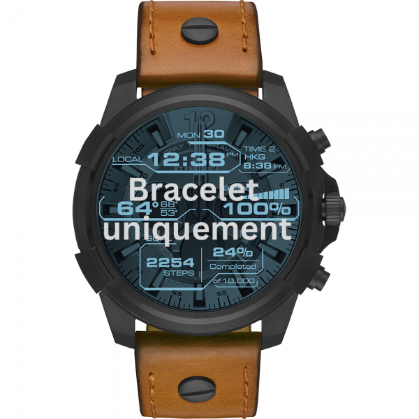 Bracelet leather brown Diesel - FULL GUARD / DZT2002-bracelet montre cuir homme-AtelierNet