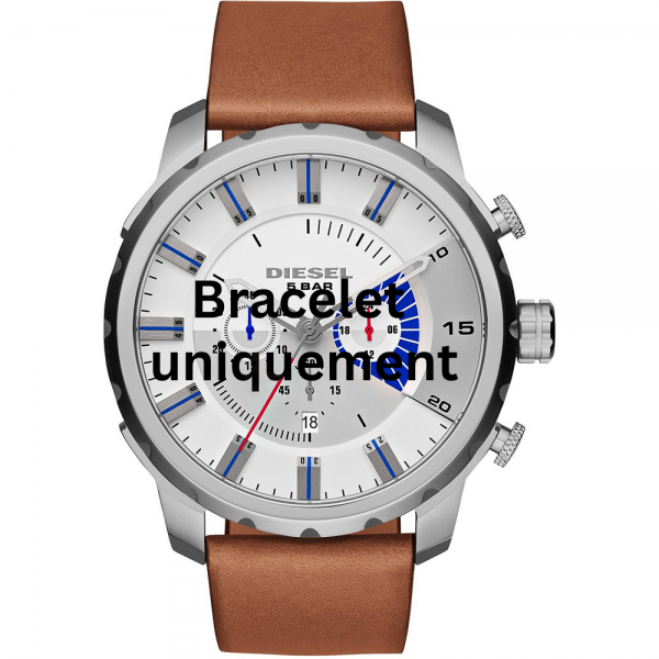 Bracelet cuir marron Diesel - STRONGHOLD BIG / DZ4357 - DZ4353 - DZ4352-Bracelet Montre Diesel-AtelierNet