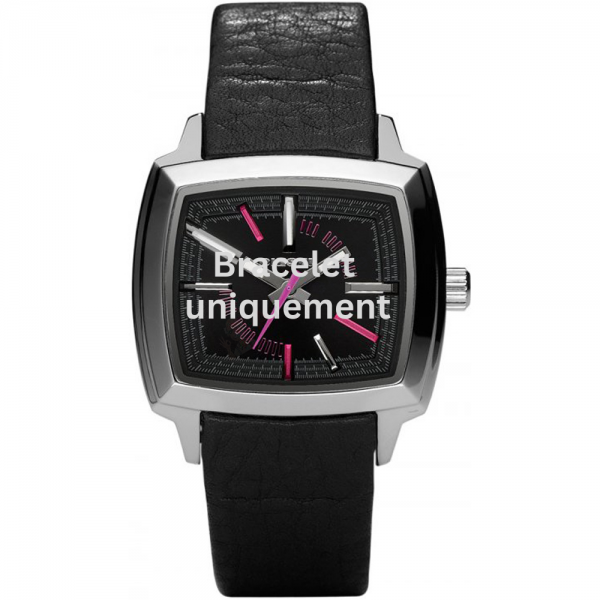 Bracelet cuir noir Diesel - DZ5207-Bracelet de montre-AtelierNet