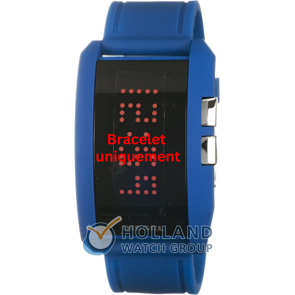 Bracelet caoutchouc bleu Diesel - DZ7166-Bracelet Montre Diesel-AtelierNet