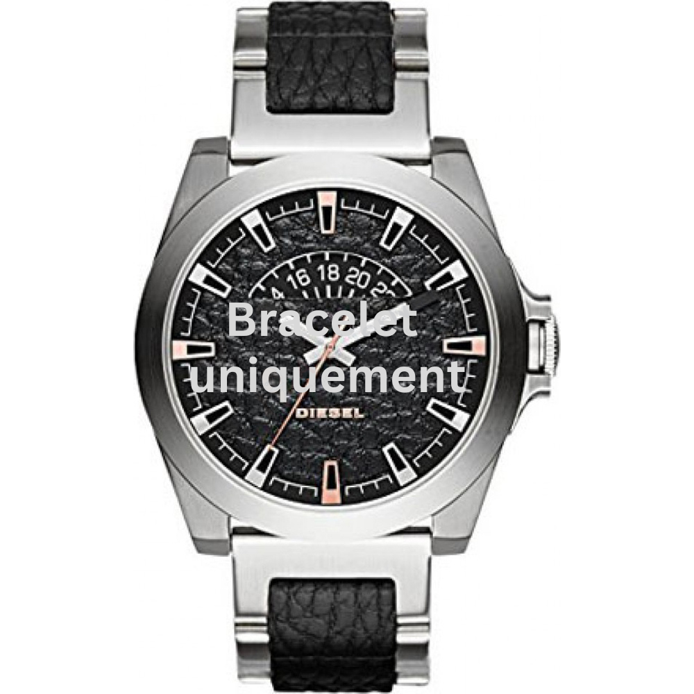 Bracelet métal noir Diesel - ARGES / DZ1721-Bracelet de montre-AtelierNet